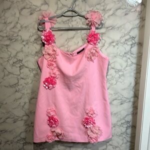 NEW Finesse Pink Flower Dress Plus Size 3X